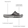 Crocs Unisex Adult Bayaband Slide Sandals(Black/White)