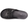 Crocs Unisex Adult Bayaband Slide Sandals(Black/White)