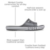 Crocs Unisex Adult Bayaband Slide Sandals(Slate Grey)