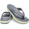 Crocs Unisex Adult Bayaband Slide Sandals(Slate Grey Lime Punch)