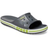 Crocs Unisex Adult Bayaband Slide Sandals(Slate Grey/Lime Punch)