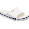 Crocs Unisex Adult Bayaband Slide Sandals(White/Navy)