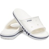 Crocs Unisex Adult Bayaband Slide Sandals(White/Navy)