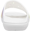 Crocs Unisex Adult Classic Graphic Slide Sandal(White/Multi)