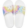 Crocs Unisex Adult Classic Graphic Slide Sandal(White/Multi)