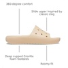 Crocs Unisex Adult Classic V2 Slides | Casual Sandals(Shitake)