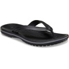 Crocs Unisex Adult Crocband Flip Flop Sandal(Black Slate Grey)