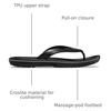 Crocs Unisex Adult Crocband Flip Flop Sandal(Black Slate Grey)