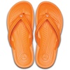 Crocs Unisex Adult Crocband Flip Flop Sandal(Blazing Orange-white)