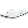 Crocs Unisex Adult Crocband Flip Flop Sandal(Clockband/White)