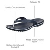 Crocs Unisex Adult Crocband Flip Flop Sandal(Navy)