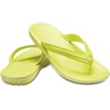 Crocs Unisex Adult Crocband Flip Flop Sandal(Tennis Ball Green/White)