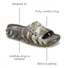 Crocs Unisex Adult Echo Slide Sandals(Charcoal)