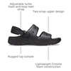 Crocs Unisex-Adult Classic All Terrain Sandals(Black)