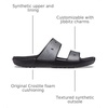Crocs Unisex-Adult Classic Sandal-Seasonal Graphics Slide(Black/Glitter Rainbow)
