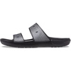 Crocs Unisex-Adult Classic Sandal-Seasonal Graphics Slide(Black/Glitter Rainbow)