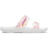 Crocs Unisex-Adult Classic Slide Sandal(Multi/White)