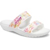 Crocs Unisex-Adult Classic Slide Sandal(Multi/White)