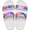 Crocs Unisex-Adult Classic Slide Sandal(White/Pink)