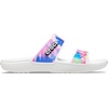 Crocs Unisex-Adult Classic Slide Sandal(White/Pink)
