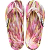 Crocs Unisex’s Classic Flip Flops(Electric Pink/Multi Marbled)