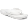 Crocs Unisex’s Classic Flip Flops(White)