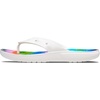 Crocs Unisex’s Classic Flip Flops(White/Multi)