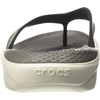 Crocs Women’s Baya Flip Sandals(Black/Smoke)
