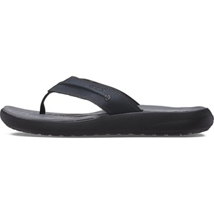 Crocs Men’s Yukon Vista II Flip Flops Sandals | Casual Sandals(Black)