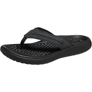 Crocs Men’s Yukon Vista II Flip Flops Sandals | Casual Sandals(Black/Black)