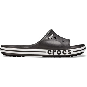 Crocs Unisex Adult Bayaband Slide Sandals(Black/White)