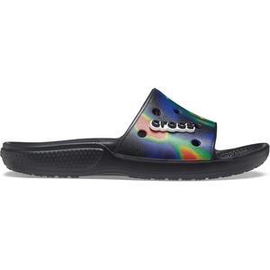 Crocs Unisex Adult Classic Slide Sandals(Black/Navy)