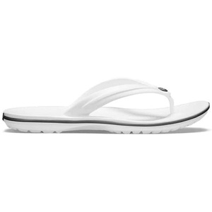 Crocs Unisex Adult Crocband Flip Flop Sandal(Clockband/White)