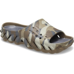 Crocs Unisex Adult Echo Slide Sandals(Charcoal)