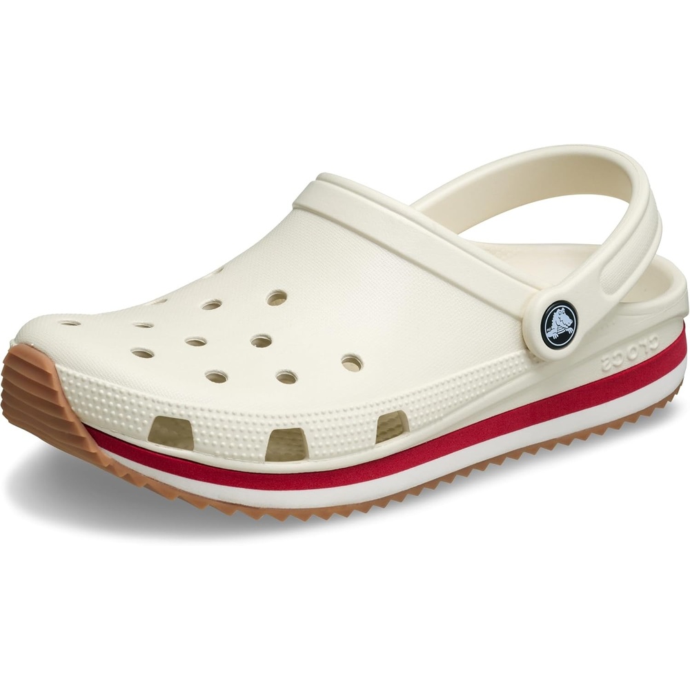 image:imageCrocs UnisexAdult Classic Retro Runner ClogsSummit White