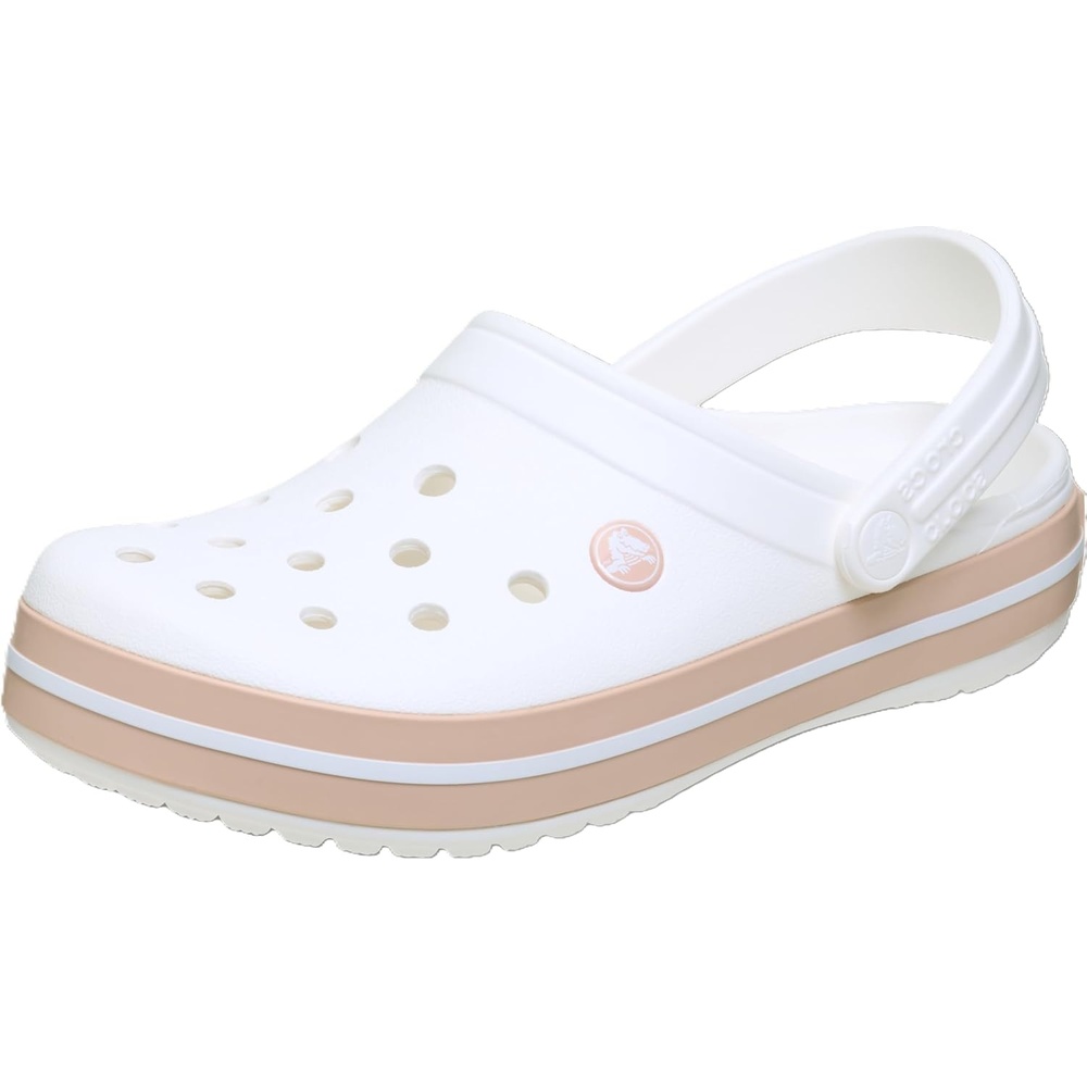 image:imageCrocs UnisexAdult Crocband ClogWhitePink Caramel