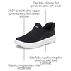 Crocs Men Inmotion Sneakers Walking Shoes Men LiteRide Comfort(Black)