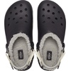 Crocs Unisex-Adult Classic All Terrain Lined Clogs Adjustable Heel Strap(Black)
