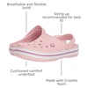 Crocs Unisex-Adult Crocband Clog(Pearl Pink/Wild Orchid)