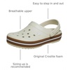 Crocs Unisex-Adult Crocband Clog(Summit White Gum)