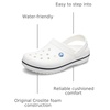 Crocs Unisex-Adult Crocband Clog(White)