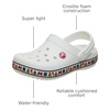 Crocs Unisex-Adult Crocband Clog(White Holiday)