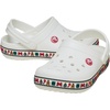Crocs Unisex-Adult Crocband Clog(White Holiday)
