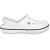 Crocs Unisex-Adult Crocband Clog(White/Black)