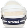Crocs Unisex-Adult Crocband Clog(White/White/Navy)