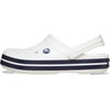 Crocs Unisex-Adult Crocband Clog(White/White/Navy)