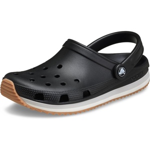 Crocs Unisex-Adult Classic Retro Runner Clogs(Black)