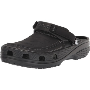 Crocs mens Yukon Vista II Lr Clog M(Black/Slate Grey)