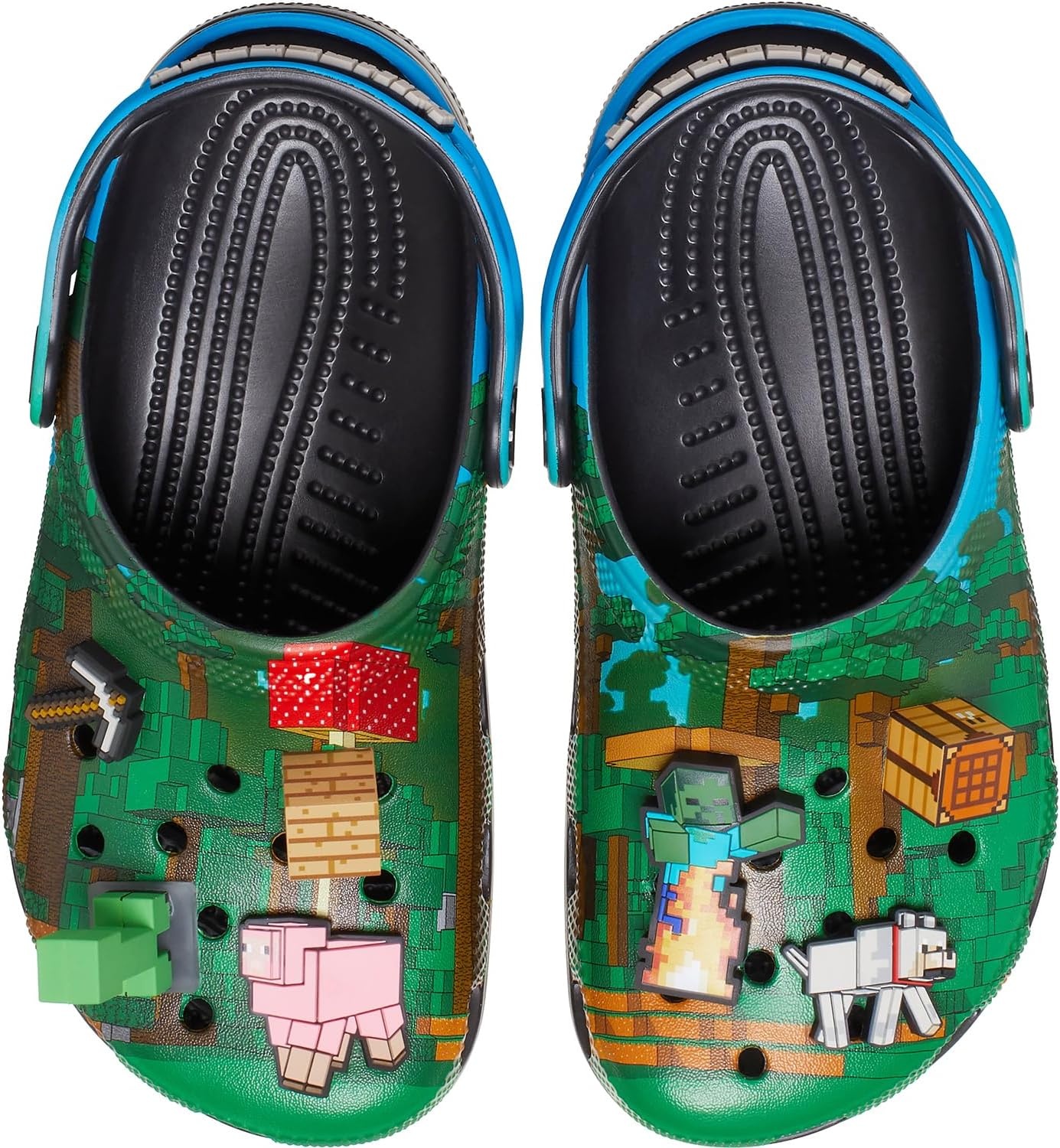 image:imageCrocs UnisexAdult Classic Minecraft ClogsMinecraftGreen
