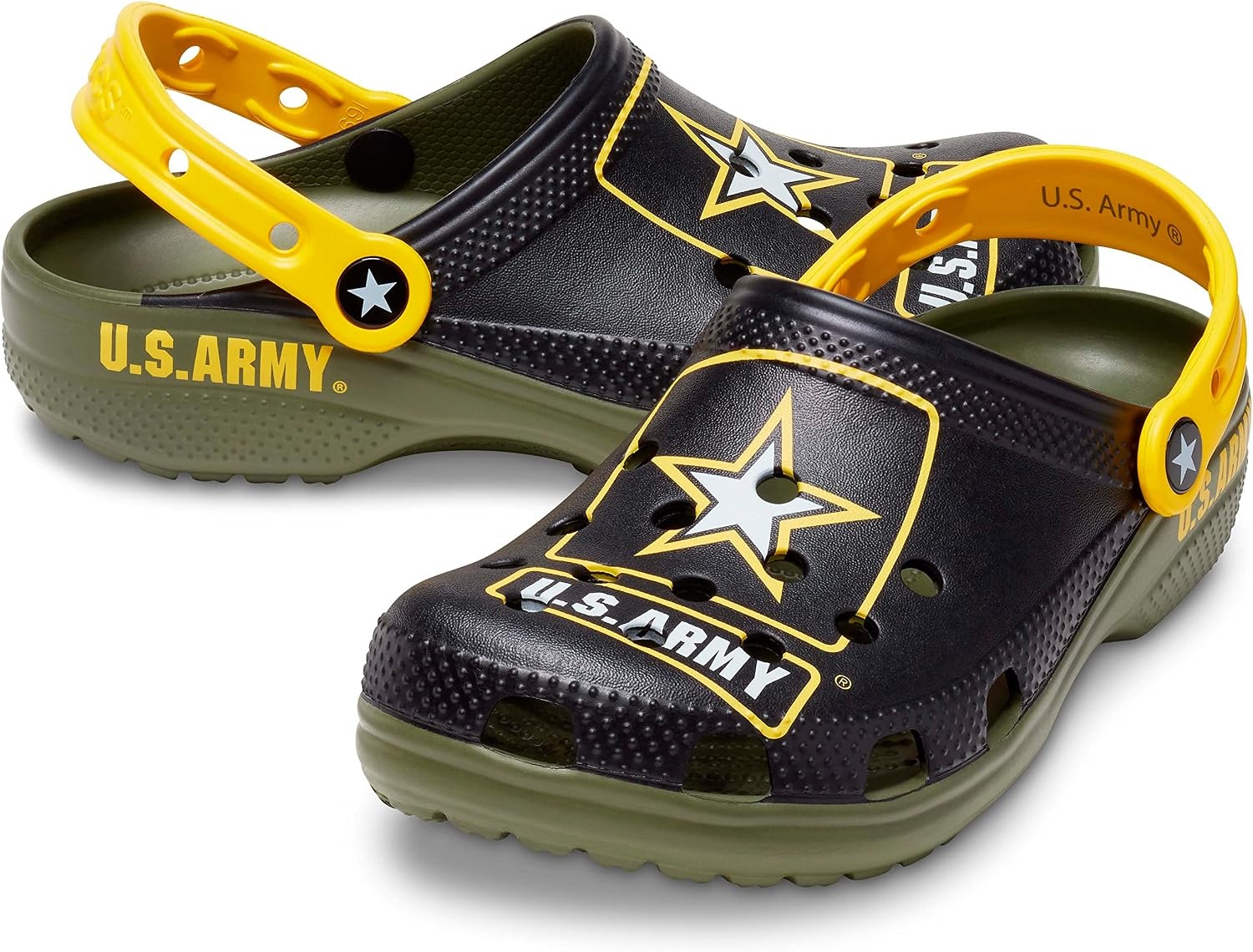 image:imageCrocs UnisexAdult Classic United States Military ClogsArmy